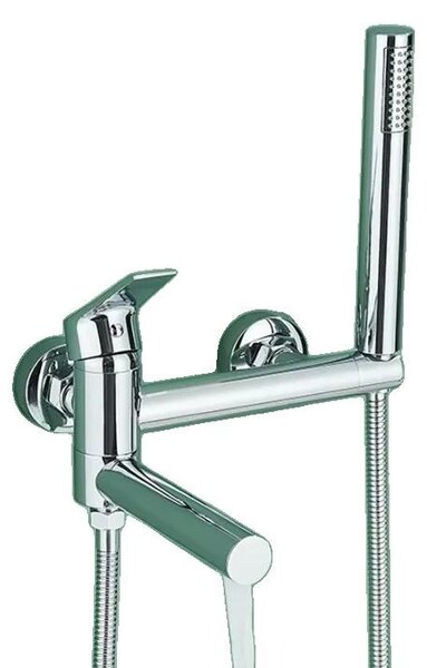 Miscelatore per vasca, a parete, monocomando, cromo