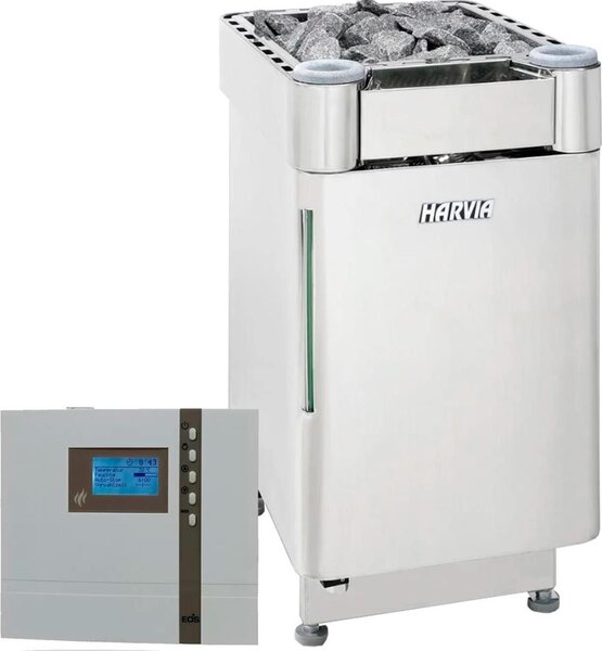 Riscaldatori per sauna Harvia Senator Combi 9 kW in acciaio con EOS ECON H3