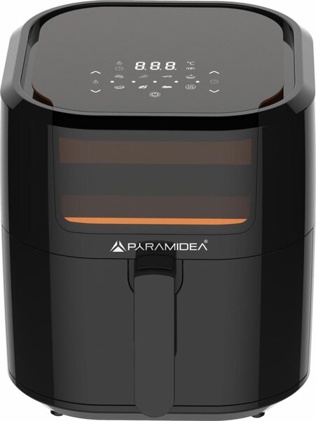 PYRAMIDEA Friggitrice ad Aria Capacit 8 Litri Potenza 1800 Watt con Display Touch colore Nero - AF814B