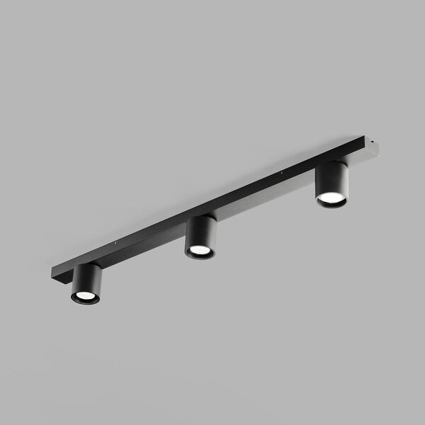 Plafoniera LIGHT-POINT, Focus L900, dimmerabile, Nero, Corridoio, Alluminio, Design