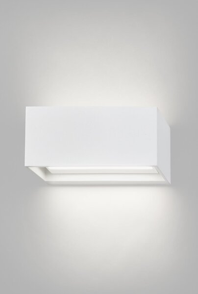 Applique da parete LIGHT-POINT, Linea W1, dimmerabile, Bianco, Soggiorno, Alluminio, Design