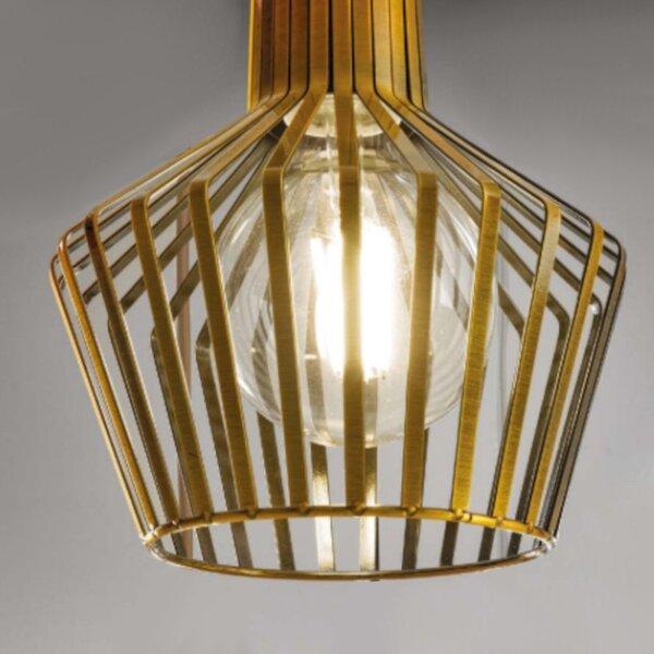 Sospensione classica gea luce gsokit gsos03 e27 led senza rosone metallo - Gea Luce