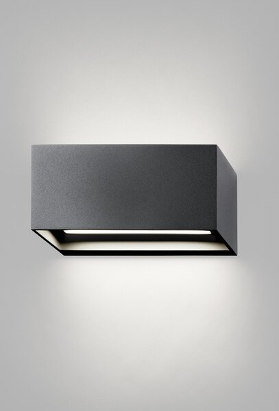 Applique da parete LIGHT-POINT, Linea W1, dimmerabile, Nero, Soggiorno, Alluminio, Design