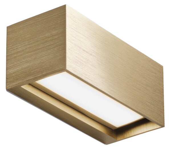 Applique da parete LIGHT-POINT, Linea W1, dimmerabile, Dorato / Ottone, Soggiorno, Alluminio, Design