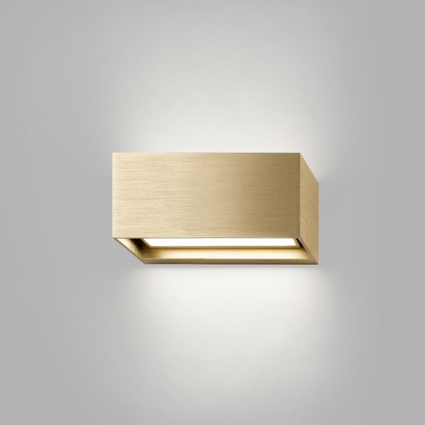Applique da parete LIGHT-POINT, Linea W1, dimmerabile, Dorato / Ottone, Soggiorno, Alluminio, Design