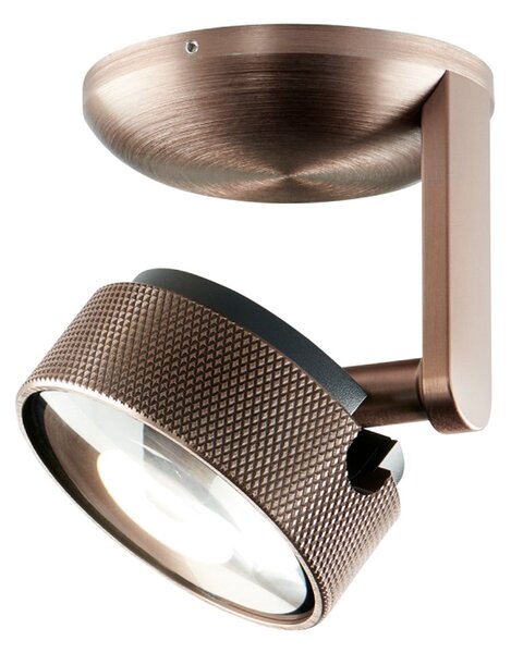 Plafoniera LIGHT-POINT, Cosmo C1, dimmerabile, Dorato / Ottone, Soggiorno, Alluminio, Design