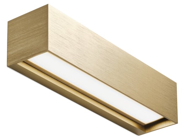 Applique da parete LIGHT-POINT, Linea W2, dimmerabile, Dorato / Ottone, Soggiorno, Alluminio, Design