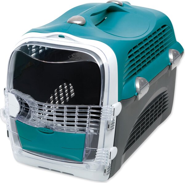 Scatola di trasporto Catit Cabrio Carrier Turchese / Grigio circa 51 x 33 x 35 cm