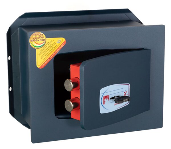 Cassaforte a Muro Technomax GK/1 Chiave a Doppia Mappa Porta 10 mm