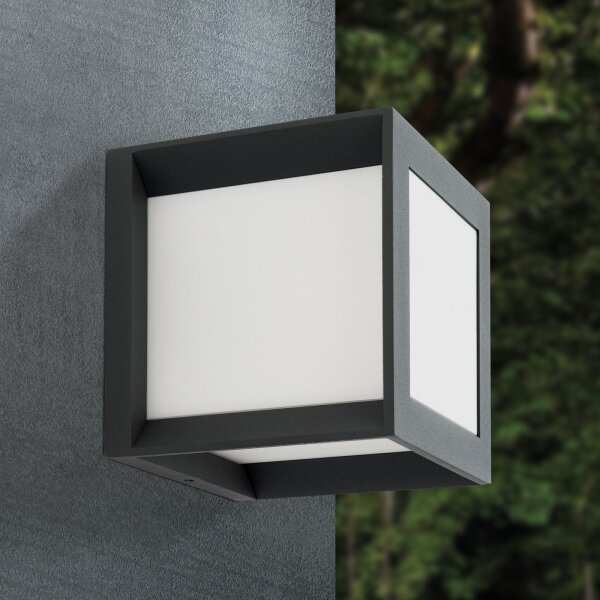 Orion - Lampada da esterno HENRY 1xE27/15W/230V 16x16 cm IP44 antracite