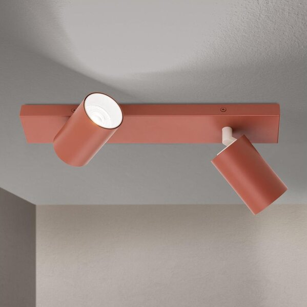 Orion - Faretto orientabile PENN 2xGU10/13W/230V colore mattone