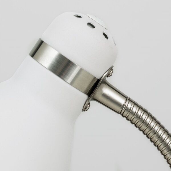 Orion - Lampada da scrivania SCHOOL 1xE27/40W/230V bianco/cromo opaco