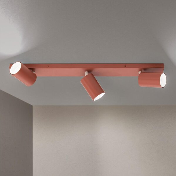 Orion - Faretto PENN 3xGU10/13W/230V colore mattone
