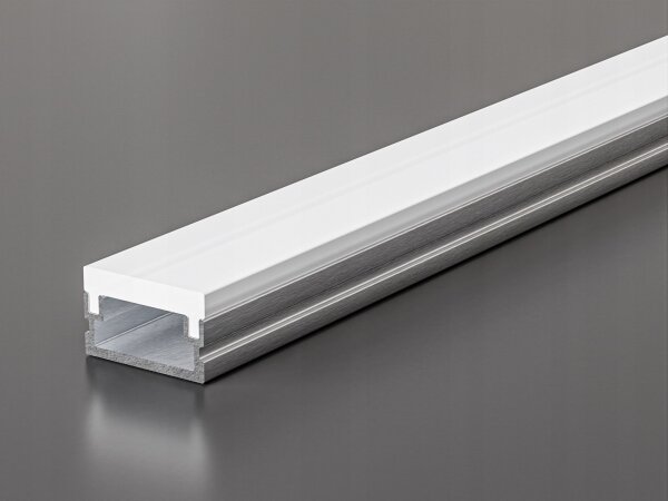 Profilo da incasso per strisce LED 1 m argento/bianco