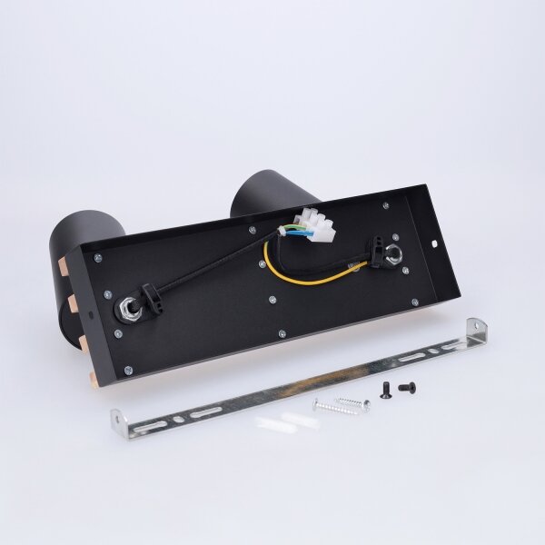 Brilagi - Faretto SELE WOOD ACOUSTIC 2xGU10/30W/230V nero/legno