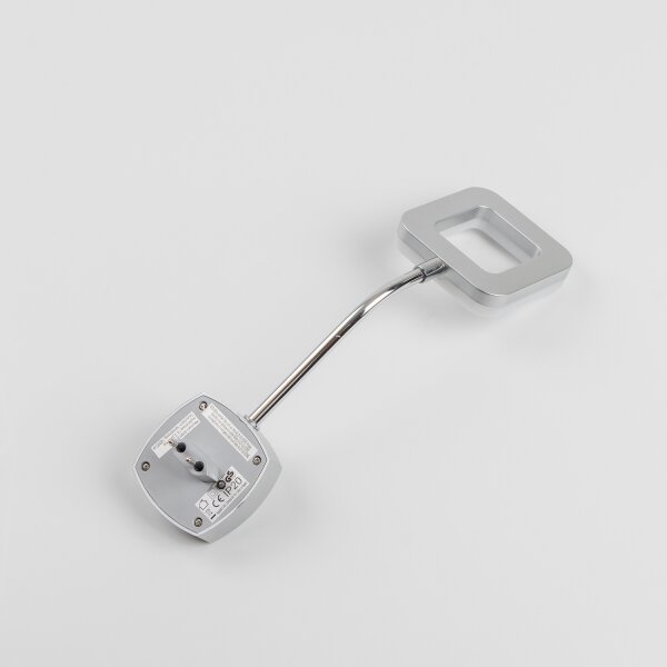 Lampada da parete a spina LED/3,2W/230V cromo satinato