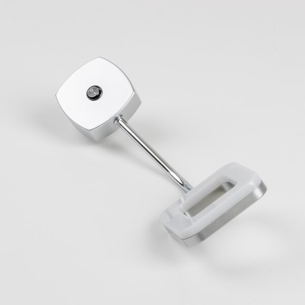Lampada da parete a spina LED/3,2W/230V cromo satinato