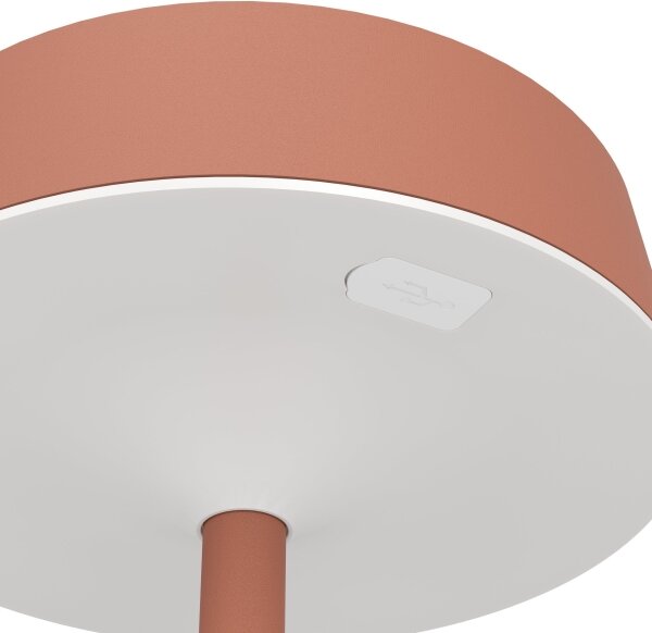Eglo 75879-LED Lampada da tavolo solare ricaricabile SIMERI LED/3W/5V 1800mAh IP44 arancione