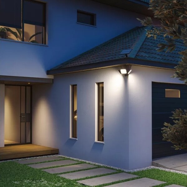 Philips - Lampada da parete solare LED con sensore ZYREN LED/24,5W/3,7V 2600 mAh 5000K IP65