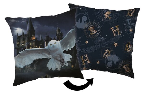 Cuscino per bambini 40x40 cm Harry Potter "Hogwarts" – Jerry Fabrics