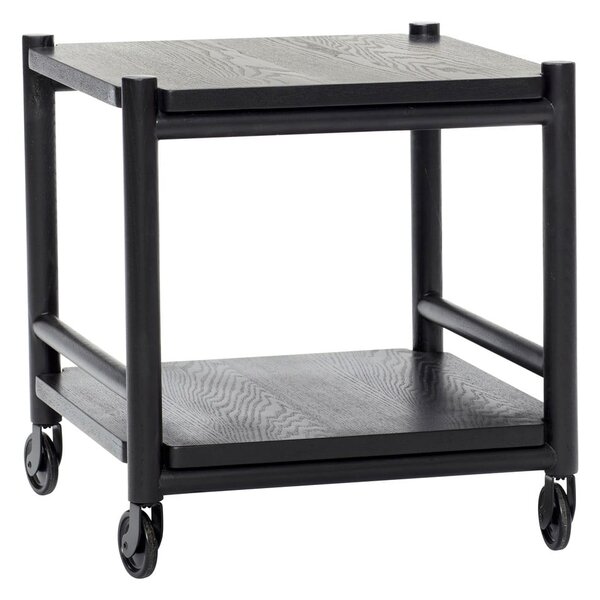 Tavolino da portata in rovere con rotelle 40x40 cm Norm - Hübsch
