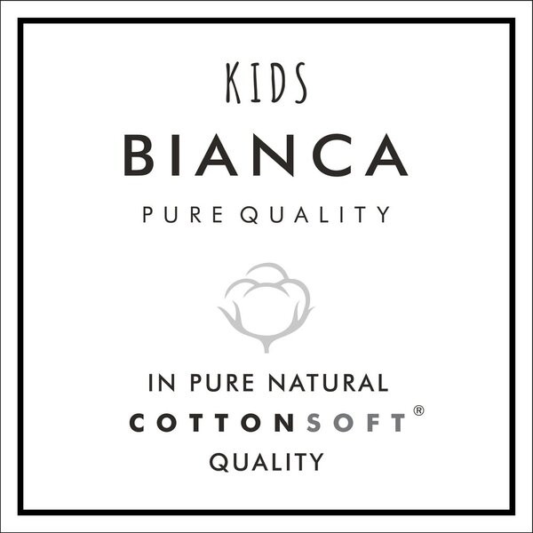 Biancheria da letto per bambini bianca/beige in cotone per culla 120x150 cm Transport – Bianca