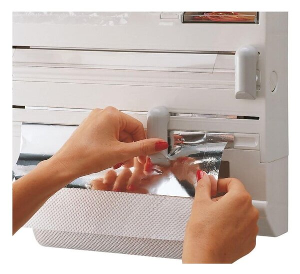 Porta pellicola e alluminio da parete da parete bianco in plastica Parat – LEIFHEIT