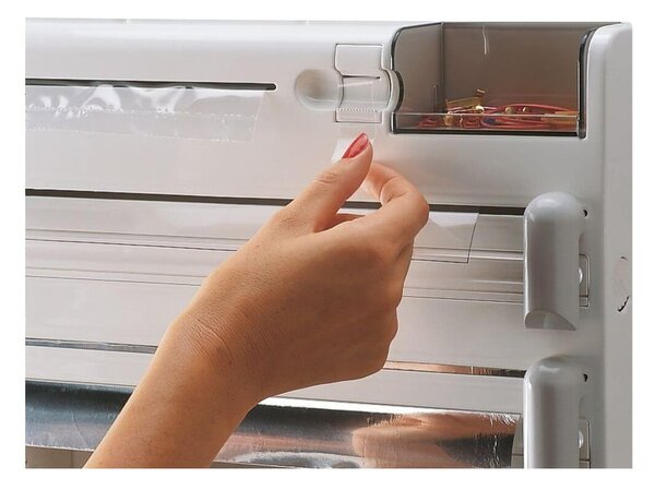 Porta pellicola e alluminio da parete da parete bianco in plastica Parat – LEIFHEIT