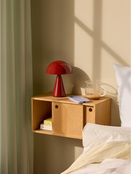 Lampada da tavolo dimmerabile a LED rossi (altezza 20 cm) Mush - Hübsch