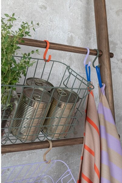 Set di 5 ganci viola in metallo appesi Hang-it - Mette Ditmer Denmark