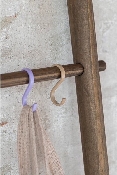 Set di 5 ganci viola in metallo appesi Hang-it - Mette Ditmer Denmark