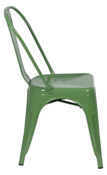 Set di 2 sedie da pranzo verdi in metallo - Ixia