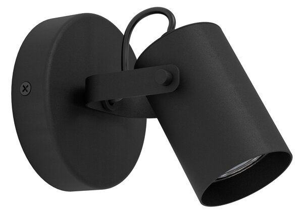 Spot Contemporaneo Sorego In Acciaio Nero 1 Luce Gu10 3W Ip20