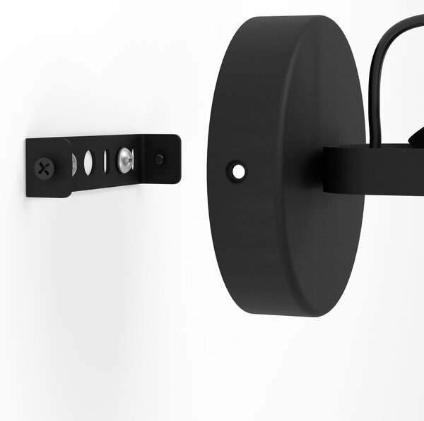 Spot Contemporaneo Sorego In Acciaio Nero 1 Luce Gu10 3W Ip20