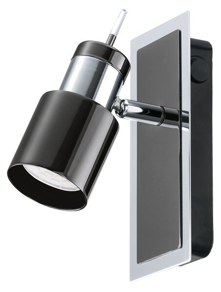 Spot Moderno Davida 1 In Acciaio Nichel 1 Luce Gu10 4,6W Ip20