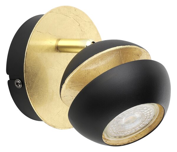Spot Moderno Nocito In Acciaio Nero 1 Luce Gu10 3W Ip20