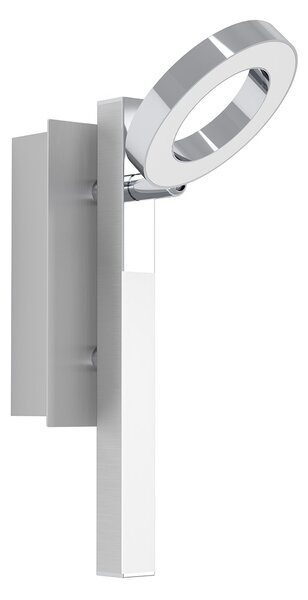 Spot Moderno Cardillio 1 Alluminio Argento 1 Luce Led 3,2W