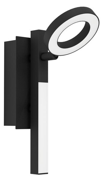 Spot Moderno Cardillio 2 In Alluminio Nero 1 Luce Led 3,2W 3000K Ip20