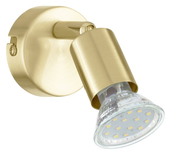 Spot Moderno Buzz Led In Acciaio Ottone 1 Luce Gu10 2,8W Ip20