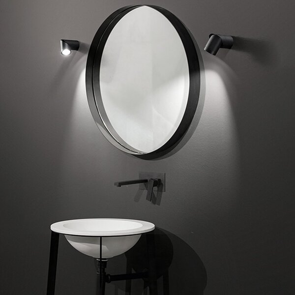 Faretto Cilindrico In Metallo Moderno Pipe Nero Led