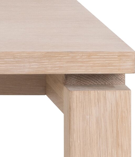 Tavolo da pranzo pieghevole con piano in rovere decorato 100x200 cm Linley - Actona