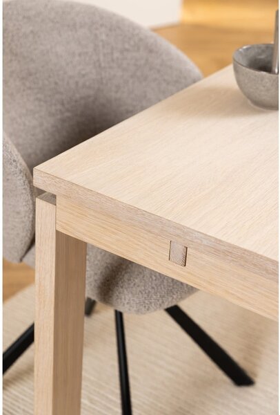 Tavolo da pranzo pieghevole con piano in rovere decorato 100x200 cm Linley - Actona
