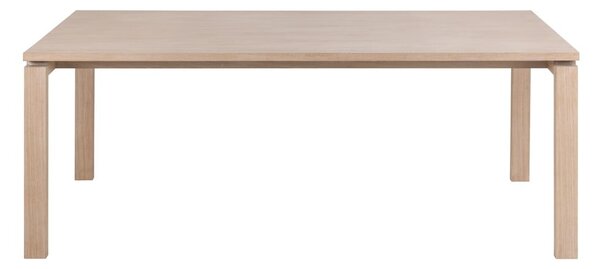 Tavolo da pranzo pieghevole con piano in rovere decorato 100x200 cm Linley - Actona