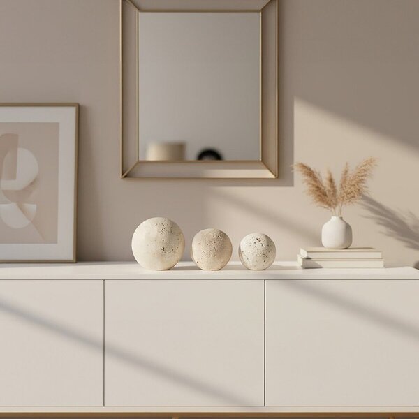 Statuette in set in pietra 3 pz (altezza totale 13 cm) Tibor – Premier Housewares