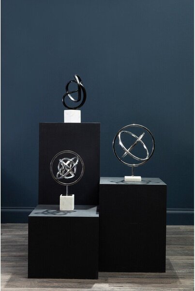 Statuetta in metallo (altezza totale 34 cm) Mirano – Premier Housewares