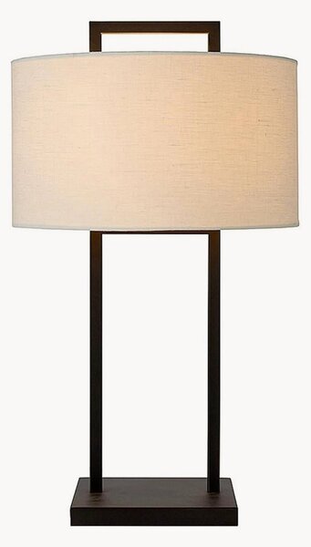 Lampada da tavolo con paralume in lino Belford