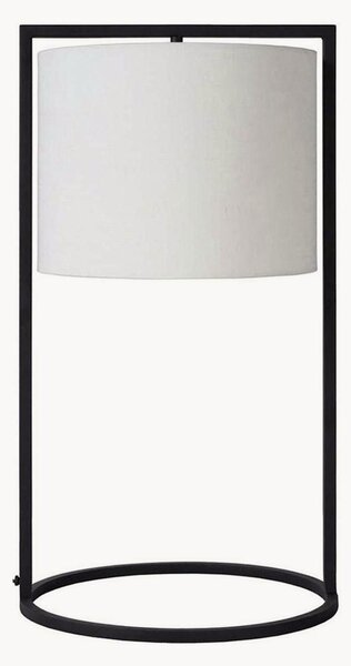 Lampada da tavolo con paralume in lino Moyo