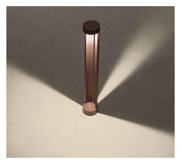 ZEUS PALETTO DA GIARDINO H75 CM ANTRACITE O MARRONE LED 11.5W LUCE 3000K IP54 MODERNO
