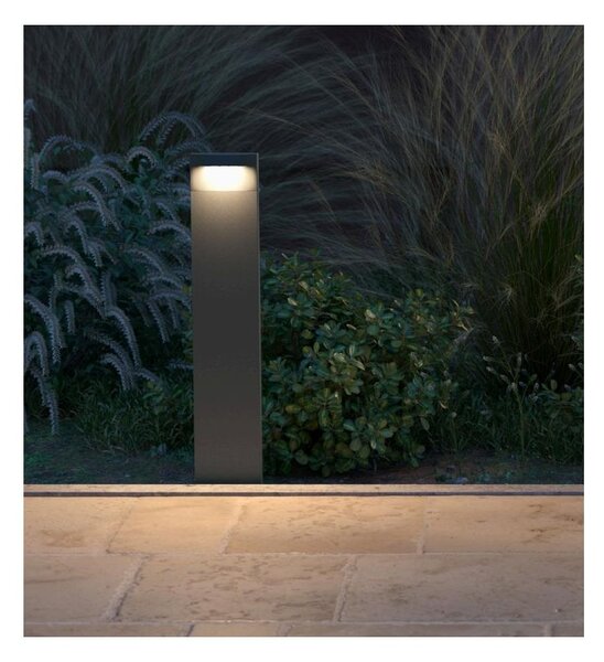 POLIFEMO PALO DA GIARDINO H70 CM ANTRACITE O MARRONE LED 8W LUCE 2700K-3000K IP65 ANTI SALSEDINE