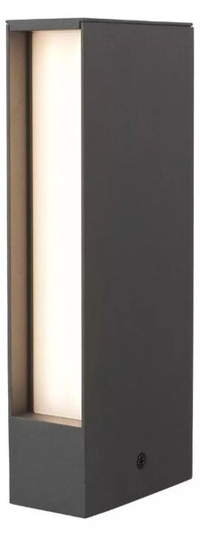 TWIN PALETTO IN 2 MISURE ANTRACITE O RUGGINE LED LUCE 3000K IP65 ANTI SALSEDINE MONO EMISSIONE